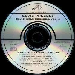 Elvis' Gold Records, Vol. 2 - USA 1994 - BMG PCD1-5197