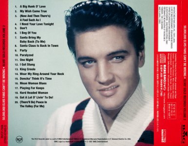 Elvis' Gold Records, Vol. 2 (remastered and bonus) - Japan 1997 - BVCP-7508