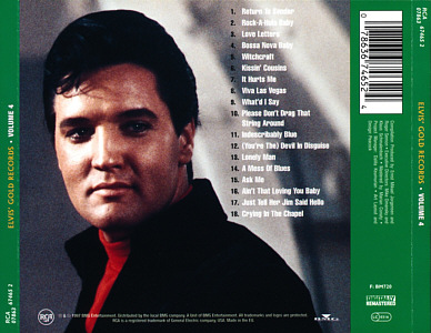 Elvis' Gold Records, Volume 4 - EU 1999 - BMG 0786367465 2