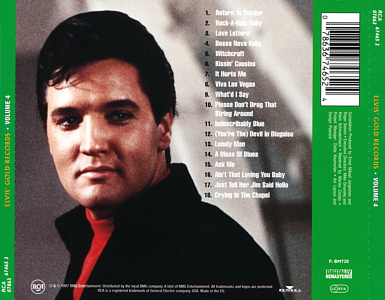 Elvis' Gold Records, Volume 4 - EU 2009 - BMG 07863 67465 2