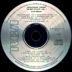 Good Rockin' Tonight - The Best Of Elvis. Vol. 1 (Sonopress) - Brazil 19?? - CD 20026