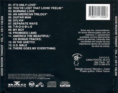 Good Rockin' Tonight - The Best Of Elvis. Vol. 4 - Brazil 1992 - BMG V 130036