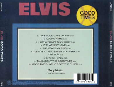 Good Times - USA 2010 - Sony A761539 - Elvis Presley CD