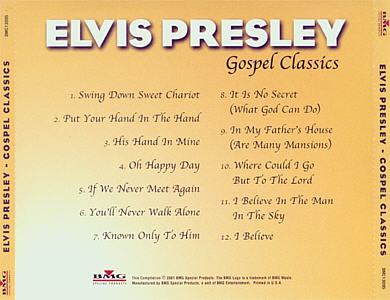 Gospel Classics - USA 2001 - BMG DMC 13095