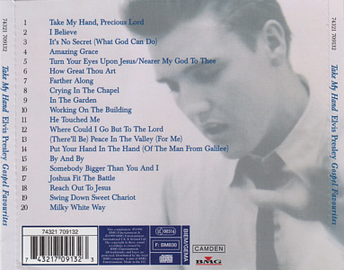 Take My Hand - Gospel Favourites -EU 2007 - Sony-BMG 74321 709132 - Elvis Presley CD
