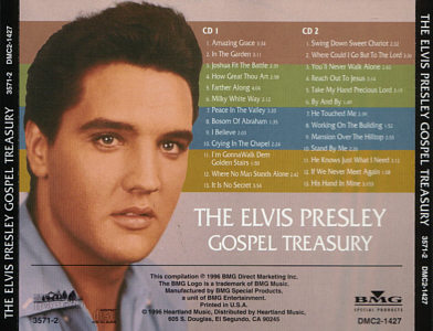 The Elvis Presley Gospel Treasury - USA 1996 - BMG DMC2-1427