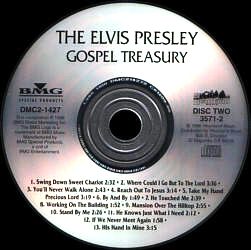Disc 2 - The Elvis Presley Gospel Treasury - USA 1996 - BMG DMC2-1427