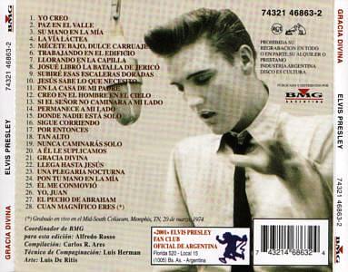 Gracia Divina - Argentina 1998 - BMG 74321 46863-2