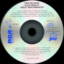 Great Performances (Pair) - USA 1993 - BMG PDC2-1251 CDX-3018