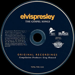 The Gospel Songs - Green Hill Music / BMG USA - Elvis Presley CD