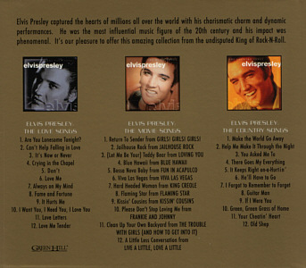 Pure Elvis 3 CD box - Green Hill Music / BMG USA - Elvis Presley CD