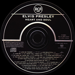 Heart & Soul - Canada 1995 - BMG Direct 07863 66532 2 / D 106881 - Elvis Presley CD