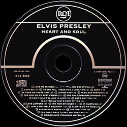 Heart & Soul - USA 1995-  BMG Columbia (CRC) BG266532 - Elvis Presley CD