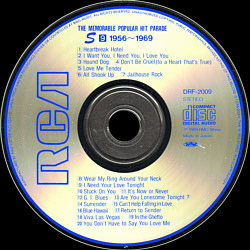 1956-69, Heartbreak Hotel, Blue Hawaii and other 18 hits - Japan 1989 - BMG DRF-2009
