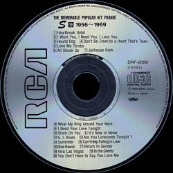 1956-69, Heartbreak Hotel, Blue Hawaii and other 18 hits - Japan 1989 - BMG DRF-2009