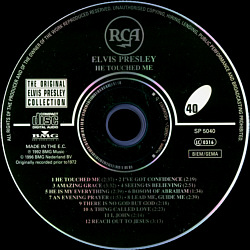 He Touched Me - The Original Elvis Presley Collection Vol. 40 - EU 1999 - BMG 74321 90641 2 - Elvis Presley CD