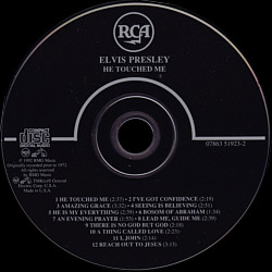 He Touched Me - USA 1996 - BMG 07863-51923-2 - Elvis Presley CD