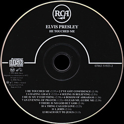 He Touched Me - USA 2000 - BMG 07863-51923-2 - Elvis Presley CD