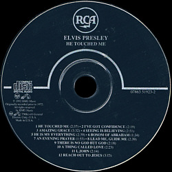 He Touched Me - USA 1993 - BMG 07863-51923-2 - Elvis Presley CD