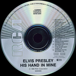 His Hand in Mine - Germany 1988 - BMG ND 83935 - Elvis Presley CD