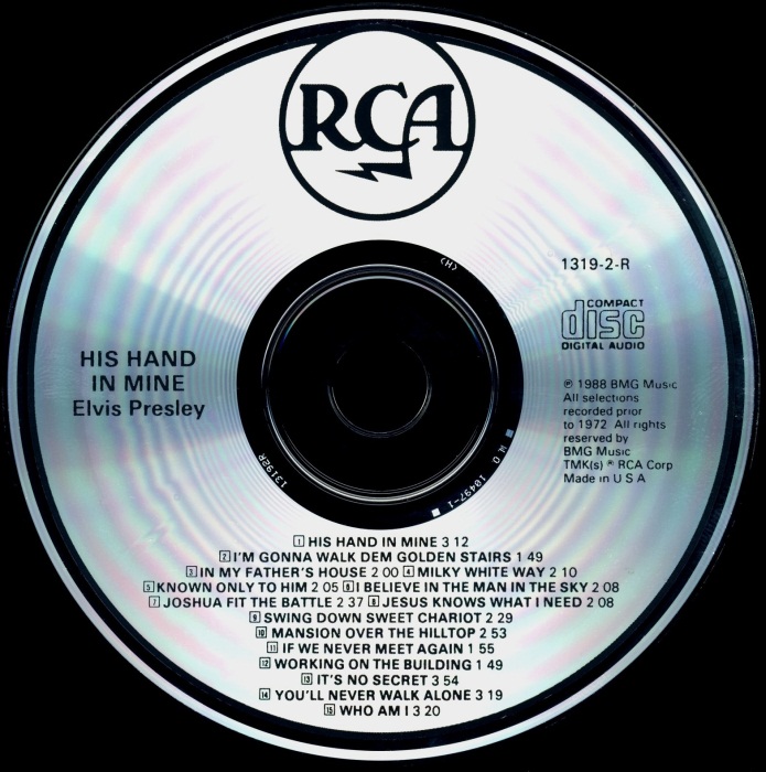 His Hand in Mine [2] - USA 1988 - BMG 1319-2-R