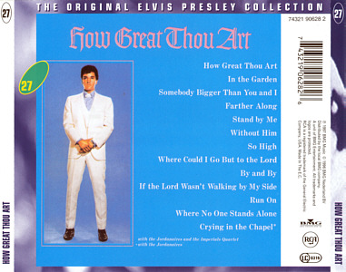 How Great Thou Art - The Original Elvis Presley Collection Vol. 27 - EU 1999 - BMG 74321 90628 2 - Elvis Presley CD