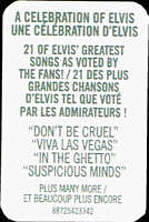 I Am An Elvis Fan - Canada 2012 - RCA/Legacy 88725423342