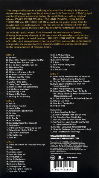 I Believe - The Gospel Masters - EU 2009 - Sony 88697 45884 2