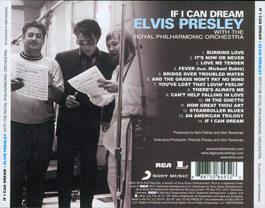 If I Can Dream - EU 2015 - Sony Music 88875084952 - Elvis Presley CD