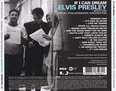If I Can Dream - Elvis Presley with the Royal Philharmonic Orchestra - Russia 2015 - Sony Music 88875084952 - Elvis Presley CD