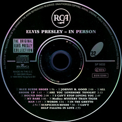 - The Original Elvis Presley Collection Vol. 32 - EU 1999 - BMG 74321 90633 2 - Elvis Presley CDGermany 1998 - BMG ND 83892 - Elvis Presley CD