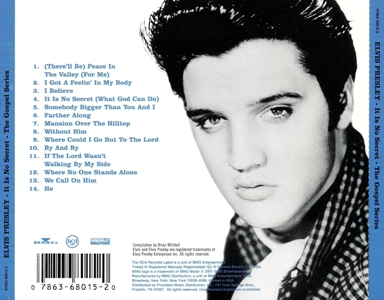 It Is No Secret (Gospel Series) - USA 2001 - BMG 07863 68015 2
