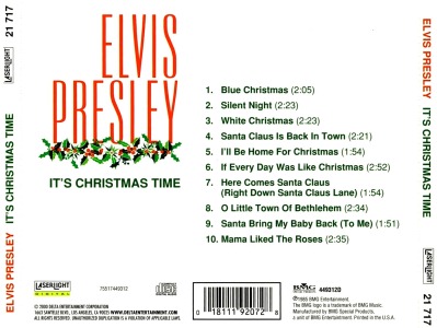 It's Chrismas Time - USA 2000 - BMG / LaserLight 21717