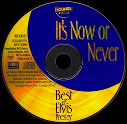 It's Now Or Never (24 Karat Gold Disc) - EU(Germany) 1996 - BMG 27220017 D