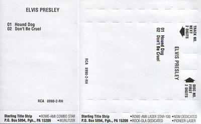 Title strip CD 1 - Commemorative Jukebox Series - USA 1989