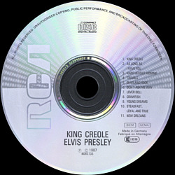King Creole (Flash Series) - Germany 1988 - BMG ND 83733 - Elvis Presley CD