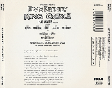 King Creole - Germany 1988 - BMG ND 83733