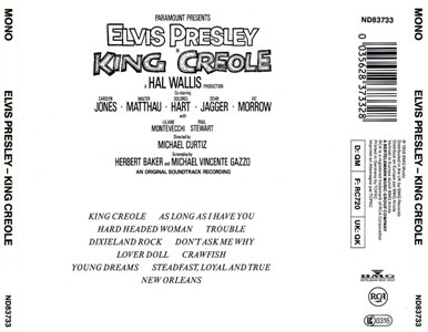 King Creole - Germany 1990 - BMG ND 83733