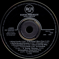 King Creole - Germany 1992 - BMG ND 83733 - Elvis Presley CD