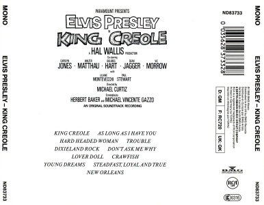 King Creole - Germany 1994 - BMG ND 83733