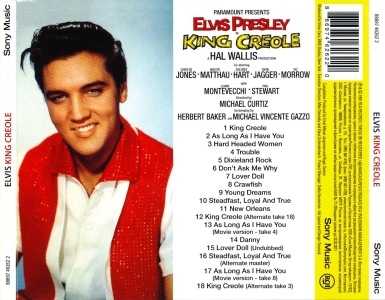 King Creole (remastered and bonus) - Russia 2009 - Sony Music 88697 46262 2