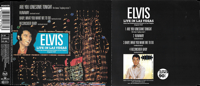 Live in Las Vegas - Germany 1994 - BMG PD 49178 - Elvis Presley CD