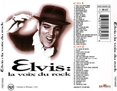 Elvis: la voix du rock - France 1998 - BMG 74321103432 - Elvis Presley CD