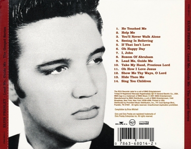 Lead Me, Guide Me (Gospel Series) - USA 2001 - BMG 07863 68014 2
