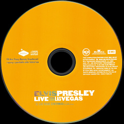 Live From las Vegas - USA 2005 - Sony / BMG (BMG Direct) 72434 77440-2 D 161637 - Elvis Presley CD