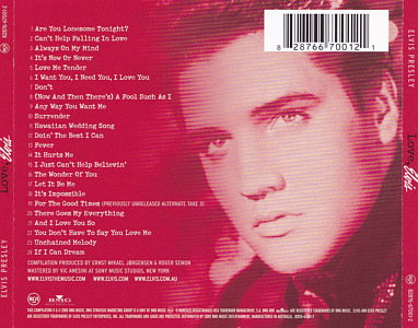 Love, Elvis - Australia 2005 - Sony/BMG 82876 67448-2 - Elvis Presley CD