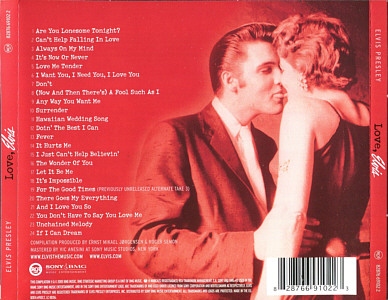 Love, Elvis - Sony/BMG 82876 69102 2 - France 2006 - Elvis Presley CD