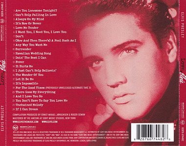 Love, Elvis - Thailand 2005 - Sony/BMG 82876 67448-2 - Elvis Presley CD