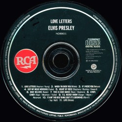 Love Letters From Elvis - Australia 1991 - BMG ND 89011 - Elvis Presley CD