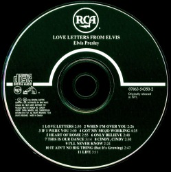 Love Letters From Elvis - BMG 07863-54350-2 - Canada 1992